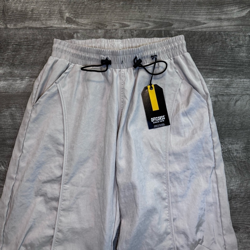 NWT Offcorss Wide Leg Utility Performance Pants Drawstring Beige Youth Sz. 12 - Picture 3 of 9